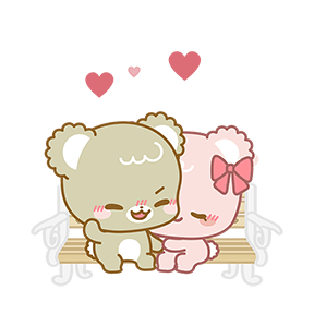 Sugar Cubs in Love sticker #3 - frame 4 of 12.