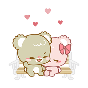 Sugar Cubs in Love sticker #3 - frame 11 of 12.