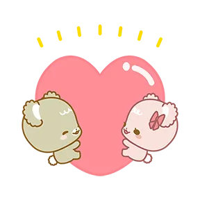Sugar Cubs in Love sticker #1 - download as WEBP.