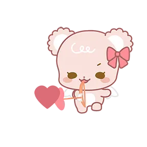 Sugar Cubs in Love sticker #9 - download as WEBP.