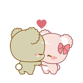 Sugar Cubs in Love sticker #10 - download as WEBP.