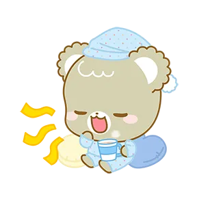Verliebte Sugar Cubs Sticker Nr.11 - herunterladen als WEBP.