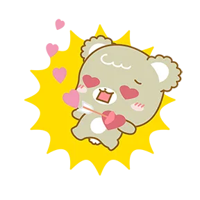 Sugar Cubs in Love sticker #16 - download as WEBP.