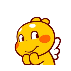 Sweet QooBee sticker #10 - download as WEBP.