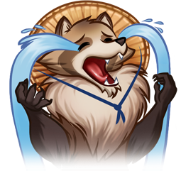 Tanuki sticker #03