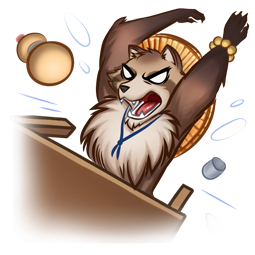 Tanuki sticker #07