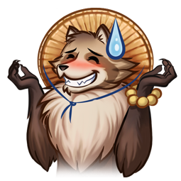 Tanuki sticker #11