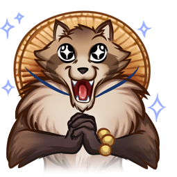 Tanuki sticker #13