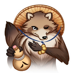 Tanuki sticker #15