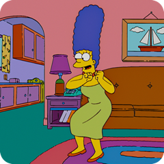 The Simpsons sticker #02