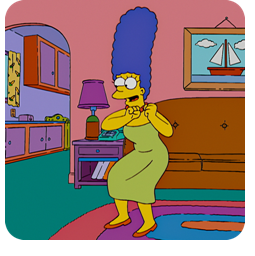 The Simpsons sticker #02
