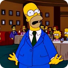 The Simpsons Sticker Nr.3 - herunterladen als WEBP.