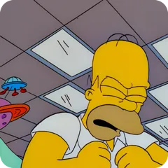The Simpsons Sticker Nr.11 - herunterladen als WEBP.