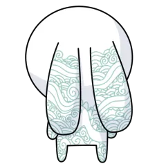 Thỏ Bảy Màu Sticker Nr.4 - herunterladen als WEBP.