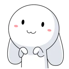 Thỏ Bảy Màu Sticker Nr.7 - herunterladen als WEBP.