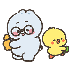Tonton Friends Say Hello sticker #18 - frame 8 of 11.