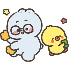 Tonton Friends Say Hello sticker #18 - frame 11 of 11.