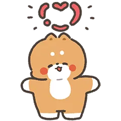 Tonton Friends Say Hello sticker #2 - download as WEBP.