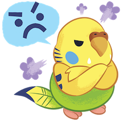 Tweet Tweet Parakeet stickers