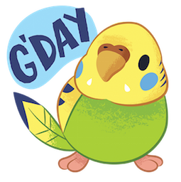 Tweet Tweet Parakeet sticker #06