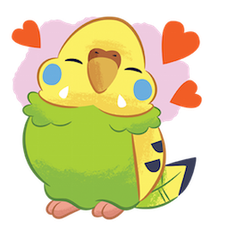 Tweet Tweet Parakeet sticker #09