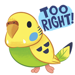 Tweet Tweet Parakeet sticker #16