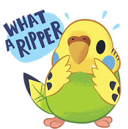 Tweet Tweet Parakeet sticker #18