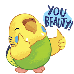 Tweet Tweet Parakeet sticker #20