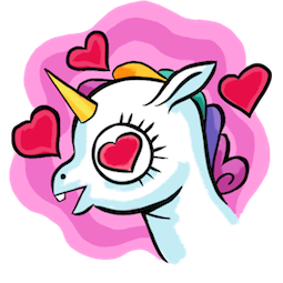 Ulysses S. Unicorn sticker #02