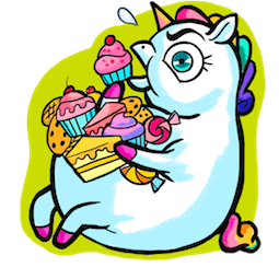 Ulysses S. Unicorn sticker #03