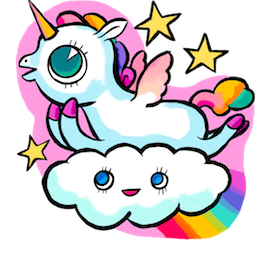 Ulysses S. Unicorn sticker #04