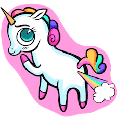 Ulysses S. Unicorn sticker #05