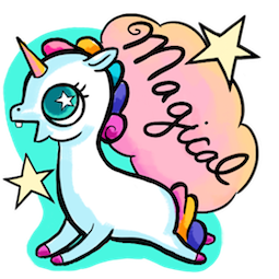 Ulysses S. Unicorn sticker #09