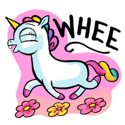 Ulysses S. Unicorn sticker #11