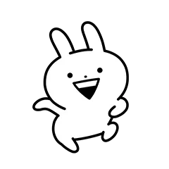 Usagyuuun est partout ! autocollant n°1 - téléchargez en tant que WEBP.