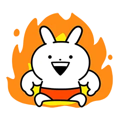 ¡Usagyuuun para todos! sticker nº2 - descargue como WEBP.