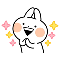 ¡Usagyuuun para todos! sticker nº4 - descargue como WEBP.