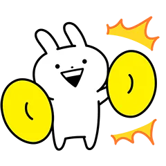 ¡Usagyuuun para todos! sticker nº5 - descargue como WEBP.