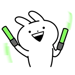 ¡Usagyuuun para todos! sticker nº9 - descargue como WEBP.