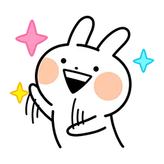¡Usagyuuun para todos! sticker nº15 - descargue como WEBP.