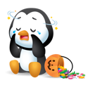 Waddles Halloween sticker #06