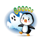 Waddles Halloween sticker #27