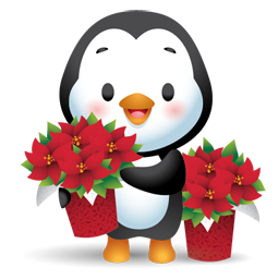 Waddles Holiday sticker #15