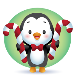 Waddles Holiday sticker #22