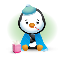 Waddles Winter sticker #03