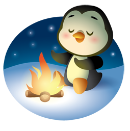 Waddles Winter sticker #10