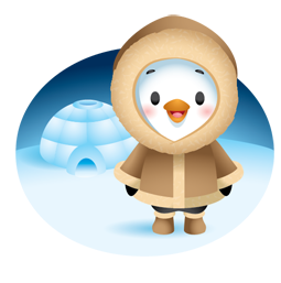 Waddles Winter sticker #19