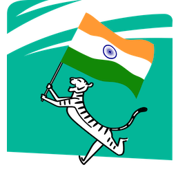 Wild About India sticker #03