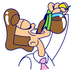 Au boulot sticker #01