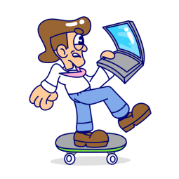 Modo trabajo sticker #04